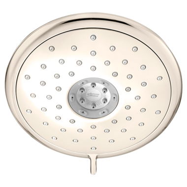 Click here to see American Standard 9038074.013 American Standard Spectra Plus Four-Spray Function ShowerHead, Round, 1.8 GPM, WaterSense, Polished Nickel - 9038.074.013