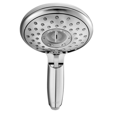 Click here to see American Standard 9035154.002 American Standard Spectra+ 5in Four-Function Hand Shower, Round, 2.5 GPM, Polished Chrome - 9035.154.002