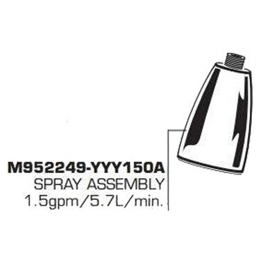 Click here to see American Standard M952249-075150A American Standard M952249-075150A Hand Spray for Kitchen Faucet, 1.5 GPM