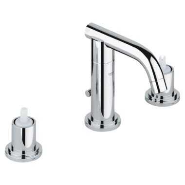 Click here to see Grohe 2007200A Grohe 2007200A Atrio Widespread Bathroom Faucet, StarLight Chrome
