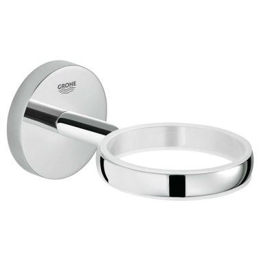 Click here to see Grohe 40585001 Grohe BauCosmopolitan Holder, StarLight Chrome - 40585001
