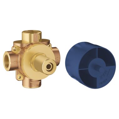 Click here to see Grohe 29902000 Grohe 29902000 Non Rapido 3-Way Diverter Rough-In Valve, 1/2