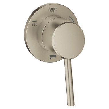 Click here to see Grohe 29106EN1 Grohe Concetto 3-Way Diverter Trim, Lever Handle, Brushed Nickel - 29106EN1