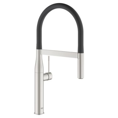 Click here to see Grohe 30295DC0 Grohe Essence Professional Single-Handle Kitchen Faucet, SuperSteel Infinity Finish - 30295DC0