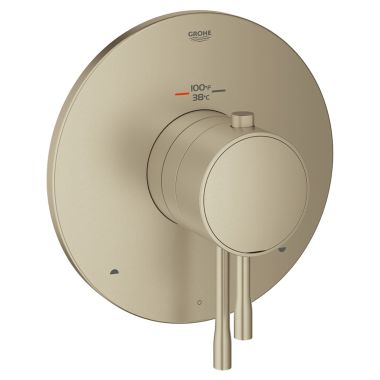 Click here to see Grohe 19988EN1 Grohe 19988EN1 Essence Dual-Function Thermostatic Trim with Control Module, Brushed Nickel