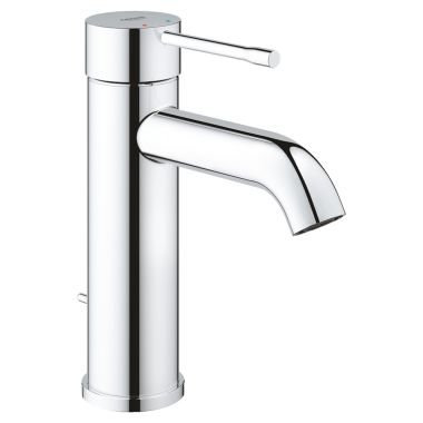 Click here to see Grohe 2359200A Grohe Essence One-Handle S-Size Starlight Chrome Bathroom Faucet, 1.2 GPM, WaterSense Certified, Drip-Free, Brass Body - 2359200A