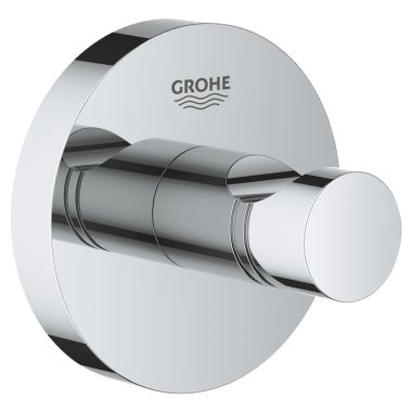 Click here to see Grohe 40364001 Grohe Essentials Robe Hook, StarLight Chrome - 40364001