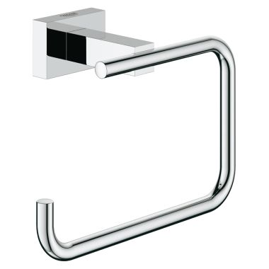 Click here to see Grohe 40507001 Grohe Essentials Cube Toilet Paper Holder, StarLight Chrome - 40507001