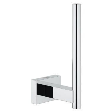 Click here to see Grohe 40623001 Grohe Essentials Cube Spare Toilet Paper Holder, Starlight Chrome - 40623001