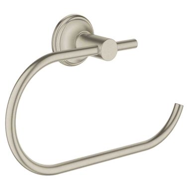 Click here to see Grohe 40657EN1 Grohe 40657EN1 Essentials Authentic Toilet Paper Holder, Brushed Nickel