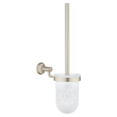 Click here to see Grohe 40658EN1 Grohe 40658EN1 Essentials Toilet Brush Set, Brushed Nickel