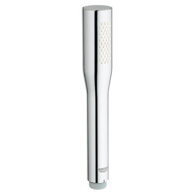 Click here to see Grohe 26466000 Grohe Euphoria Cosmopolitan Stick Single-Spray Hand Shower with Single Spray, Ecojoy Technology, 1.75 GPM, 80 PSI, Starlight Chrome - 26466000 