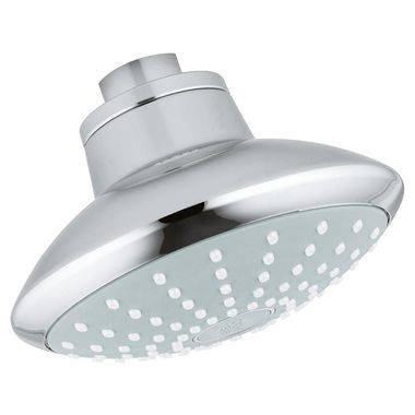 Click here to see Grohe 27810001 Grohe Euphoria 110 Mono 4in Round Single-Spray Shower Head, DreamSpray, SpeedClean, 2.0 GPM, StarLight Chrome - 27810001