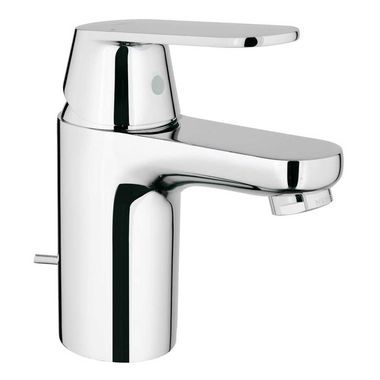Click here to see Grohe 3287500A GROHE Eurosmart Cosmopolitan One-Handle StarLight Chrome S-Size Bathroom Faucet with Drain Assembly, 1.2 GPM, WaterSense Certified, Brass Body - 3287500A