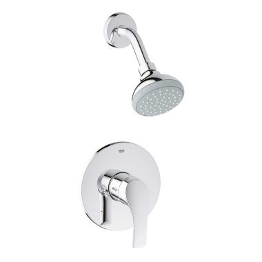 Click here to see Grohe 35014002 Grohe 35014002 Eurosmart Shower Pressure Balance Valve Combo, StarLight Chrome