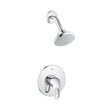 Click here to see Grohe 35060003 Grohe 35060003 Eurostyle Pressure Balance Valve Shower Combination, StarLight Chrome 
