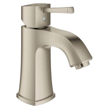Click here to see Grohe 23312ENA Grohe 23312ENA Grandera One-Handle Bathroom Faucet, Less Pop-up, Brushed Nickel