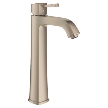 Click here to see Grohe 23314ENA Grohe 23314ENA Grandera One-Handle Vessel Bathroom Faucet, Brushed Nickel