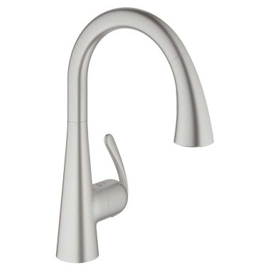 Click here to see Grohe 30313DC0 Grohe 30313DC0 Ladylux Foot Control Electronic Single Handle Kitchen Faucet