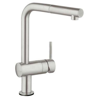 Click here to see Grohe 30218DC1 Grohe Minta Touch Electronic Single Handle Pull-Out Kitchen Faucet - SuperSteel Infinity Finish - 30218DC1