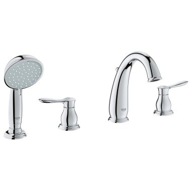 Click here to see Grohe 25153001 Grohe 25153001  Parkfield Roman Bathtub Faucet With Handshower - StarLight Chrome