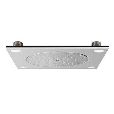 Click here to see Grohe 26371000 Grohe Rainshower F-Series 20in Ceiling-Mount Single-Spray Function 1.2 GPM Shower With Light, SpeedClean, DreamSpray, StarLight Chrome, 26371000 