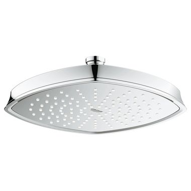 Click here to see Grohe 26473000 Grohe Grandera 1.75 GPM Rainshower Single-Spray Function Showerhead, EcoJoy, StarLight, SpeedClean, StarLight Chrome - 26473000 