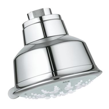Click here to see Grohe 27126001 Grohe 27126001 Relexa Rustic Shower Head - StarLight Chrome 