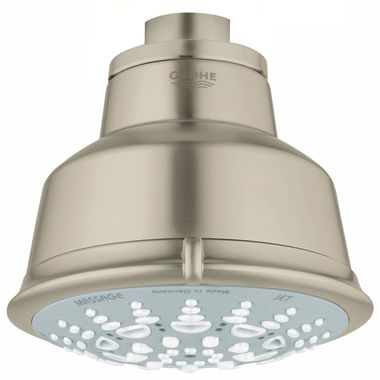 Click here to see Grohe 27126EN1 Grohe 27126EN1 Relexa Rustic Showerhead - StarLight Brushed Nickel 