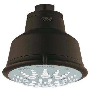 Click here to see Grohe 27126ZB1 Grohe 27126ZB1 Relexa Rustic Showehead in Oil Rubbed Bronze 