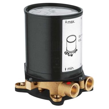 Click here to see Grohe 29038001 Grohe 29038001 Non Rapido Floor-Mounted Tub Filler Rough-In Valve, 1/2