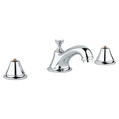 Click here to see Grohe 2080000A Grohe 2080000A Seabury Two-Handle Widespread Bathroom Faucet, Less Handles, Chrome