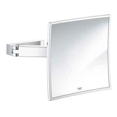 Click here to see Grohe 40808000 Grohe 40808000 Selection Cube  Cosmetic Mirror - StarLight Chrome 