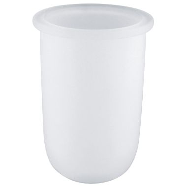 Click here to see Grohe 40393000 Grohe Essentials Spare Glass for Toilet Brush, Satin White - 40393000