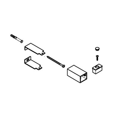 Click here to see Grohe 48179000 Grohe 48179000 Shower Bar Holder in StarLight Chrome