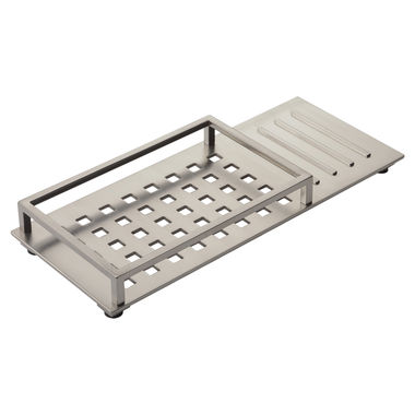 Click here to see Delta 77612-SS Delta Vero Square Vanity Soap Tray, Stainless - 77612-SS