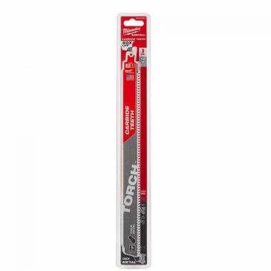 Click here to see Milwaukee 48-00-5303 Milwaukee 48-00-5303 Sawzall 7TPI Torch Carbide Teeth 12