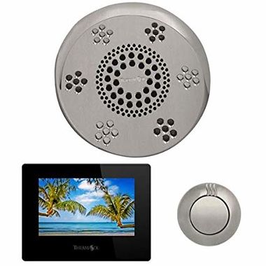 Click here to see Thermasol OSPC-SC Thermasol OSPC-SC Optimal Steam Shower Package, Satin Chrome - Contemporary