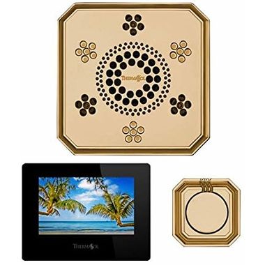 Click here to see Thermasol OSPR-PB Thermasol OSPR-PB Optimal Steam Shower Package, Polished Brass - Regency