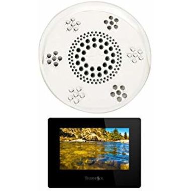 Click here to see Thermasol SASC-WHT Thermasol SASC-WHT Serenity Stand Alone Light, Sound, Rain Head - White - Contemporary