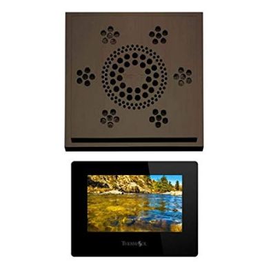 Click here to see Thermasol SASMR-ORB Thermasol SASMR-ORB Serenity Stand Alone Light, Sound, Rain Head - Oil Rubbed Bronze - Modern Recessed
