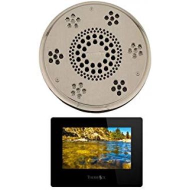 Click here to see Thermasol SAST-SN Thermasol SAST-SN Serenity Stand Alone Light, Sound, Rain Head - Satin Nickel - Traditional