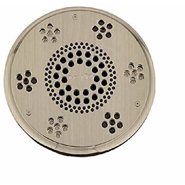 Click here to see Thermasol SLSRT-AN Thermasol Traditional Style Serenity Light and Sound Rain Head, 2.0 GPM, Round, 6061 Billet Aluminum, Antique Nickel - SLSRT-AN