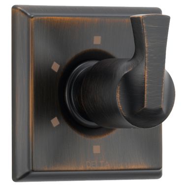 Click here to see Delta T11951-RB Delta Dryden 6-Function Diverter Valve Trim, Lever Handle, 3-Port, Venetian Bronze - T11951-RB