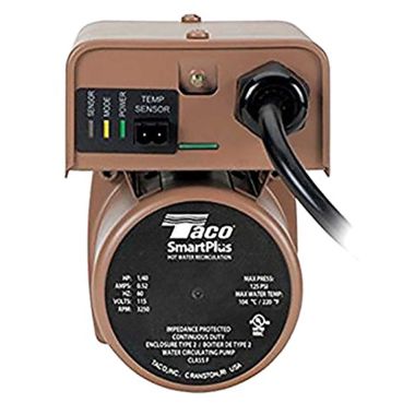 Click here to see Taco 003-IQBC4 Taco 003-IQBC4 Bronze 1/40 HP Wet Rotor Inline Portable Circulating Pump
