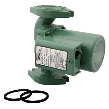 Click here to see Taco 008-BC6 Taco 1-Phase Cartridge Circulator Pump, 14 GPM, 115V, 1/25 HP, Bronze, 3/4” Sweat - 008-BC6