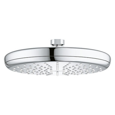 Click here to see Grohe 26410000 Grohe Tempesta 210 8-1/4in Single-Spray Rain Shower Head, 2.5 GPM, DreamSpray, SpeedClean, Inner WaterGuide, StarLight Chrome - 26410000