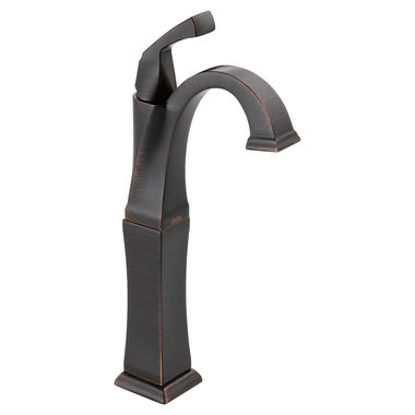 Click here to see Delta 751-RB-DST Delta Dryden Venetian Bronze Vessel Lavatory Faucet with 5