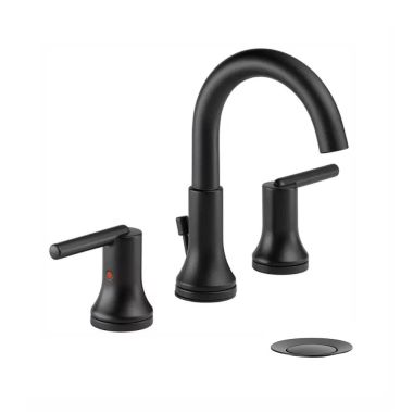 Click here to see Delta 3559-BLMPU-DST Delta Trinsic Widespread Lavatory Faucet, High Arc, 4