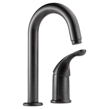 Click here to see Delta 1903-RB-DST Delta Classic Single Handle Bar/Prep Faucet, 2 Hole, Venetian Bronze - 1903-RB-DST